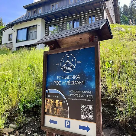 Roubenka Pod Hvezdami Alpesi faház Strážné